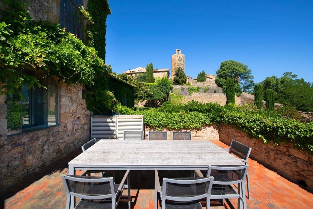 帕尔斯Casa Rufina, Exclusive & Charming Stone House In Costa Brava别墅 外观 照片